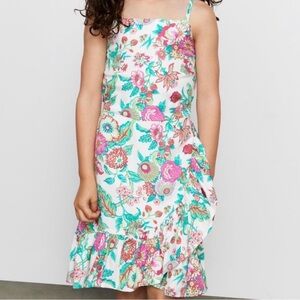 BCBGirls Floral Kids Dress - Pink and Green NWT